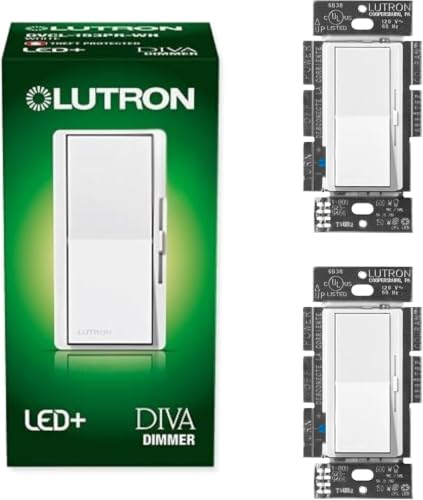 Diva LED+ Dimmer Switch (White / 2 Pack / Diva Dimmer)