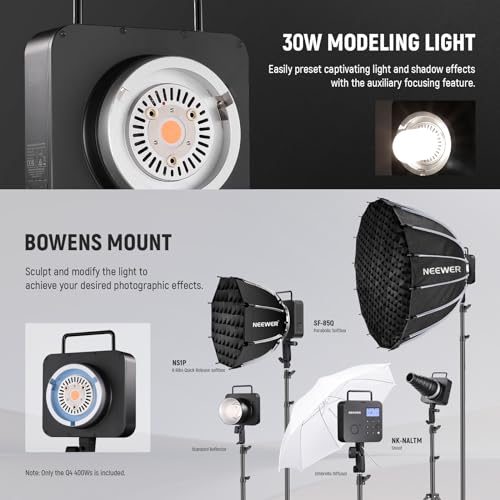 Q4 400Ws 2.4G TTL Outdoor Studio Flash