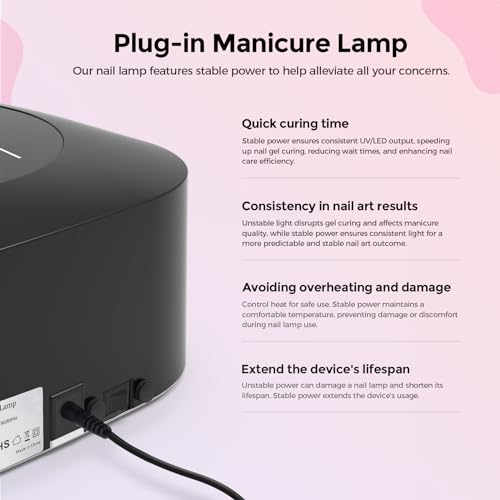 601 Plug in UV LED Nail Lamp
