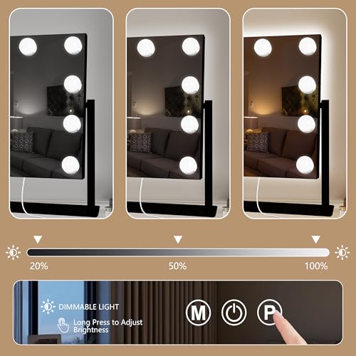 Arched Makeup Vanity Mirror with Lights