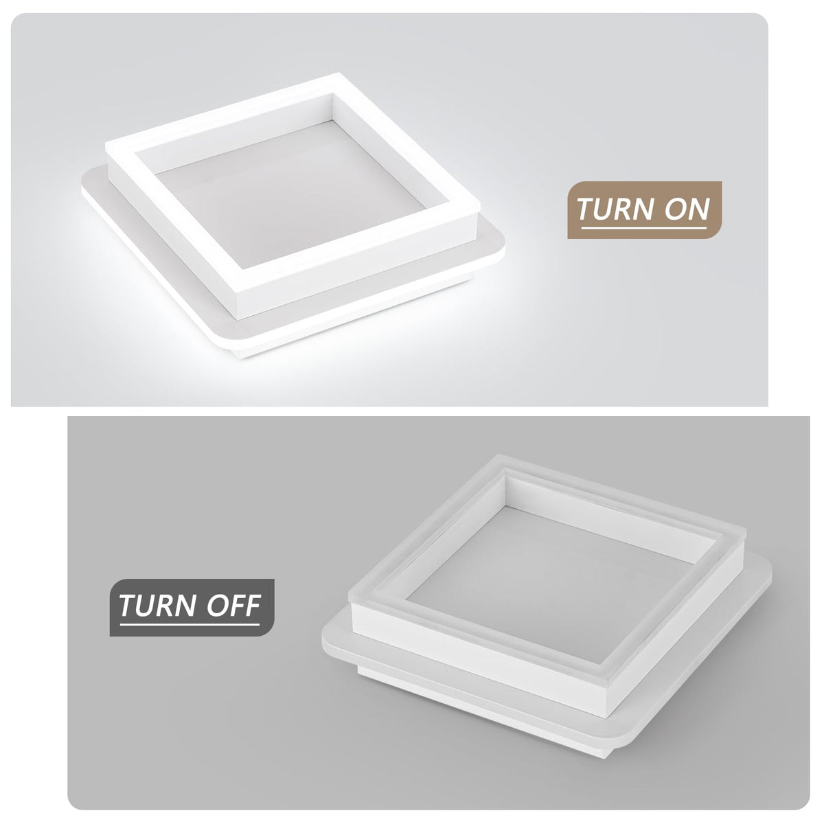 32W Square Hallway Light (White / 1 Pack)