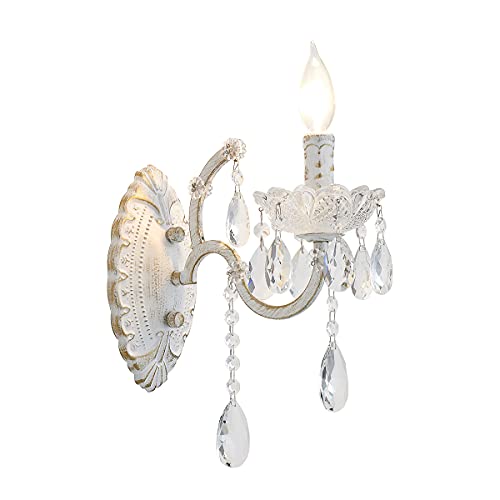 Crystal Wall Sconce Chandelier Wall Lights Lamp Boho Rustic Crystal Wall Mount Light
