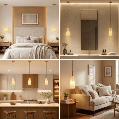Pendant Lights Kitchen Island 3 Pack (Gold / 3-Pack)