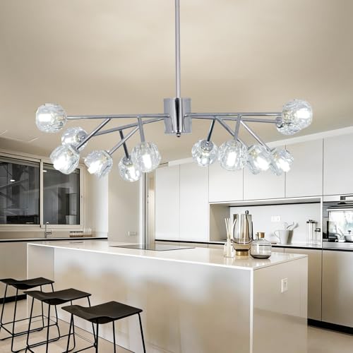 Sputnik Chandelier for Dining Room Living Room Kitchen Island