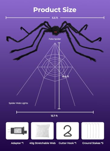 Halloween Spider Web Lights