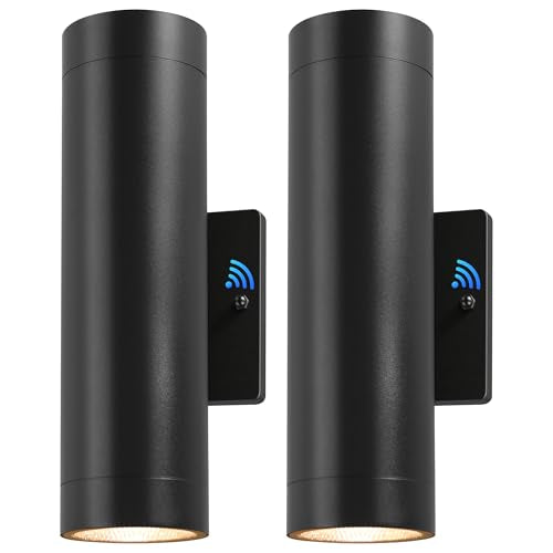 Dusk to Dawn Outdoor Wall Lighting (2 Pack)