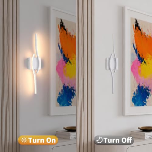 Battery operated wall sconce Set of 2