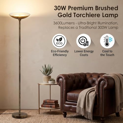Torchiere Floor Lamp Antique Bronze (Bronze Torchiere Floor Lamp)