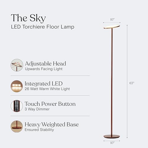 Sky LED Floor lamp (Red)