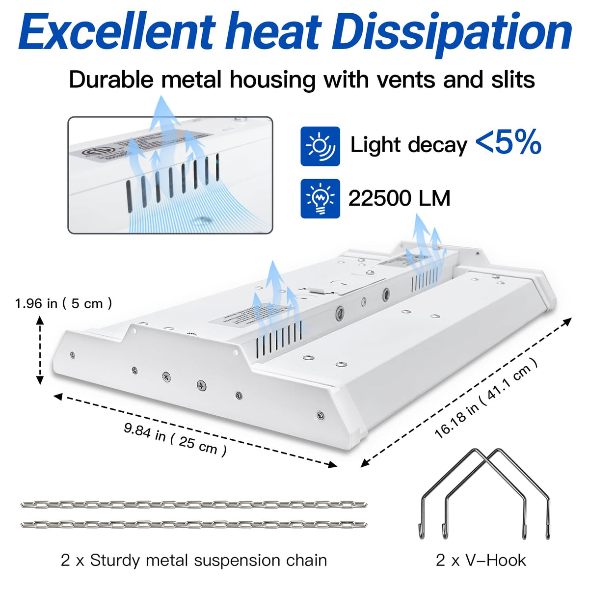 LED Linear Shop Lights 150W