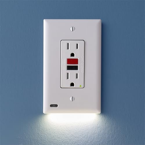 2 Pack SnapPower GuideLight [For GFCI Outlets] (GFCI / White)
