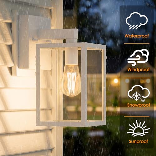 Outdoor Wall Light (White)