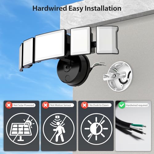 130W Flood Light Outdoor (Black)