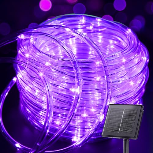 39FT 100LED Halloween Solar Rope Lights (Purple / 100 LED)
