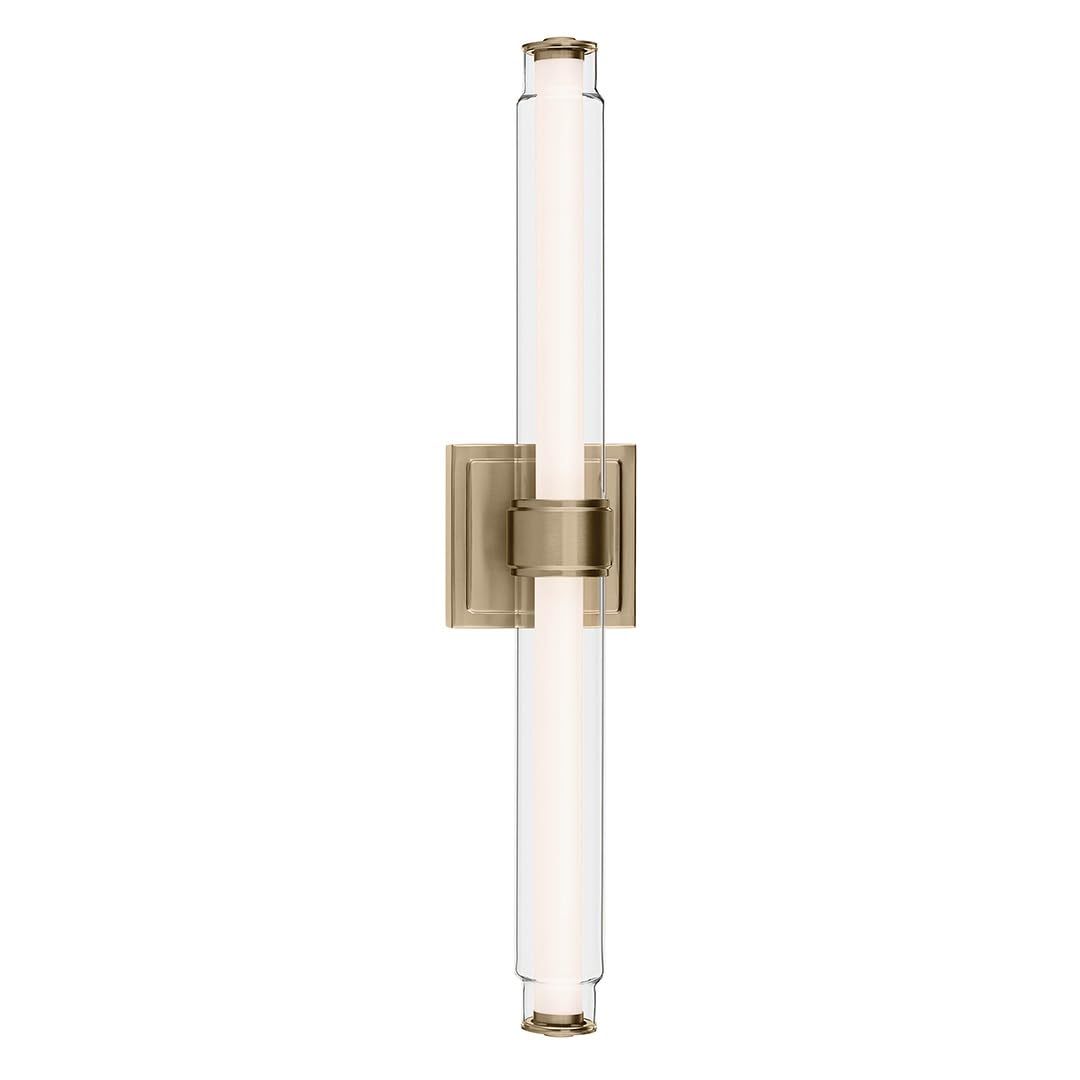 Laurene LED Bath Bar Light (Clear Glass / 26.5 inch / Champagne Bronze)