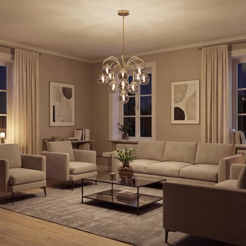 21.7in Luxury Sputnik Chandelier (D 21.7 in)