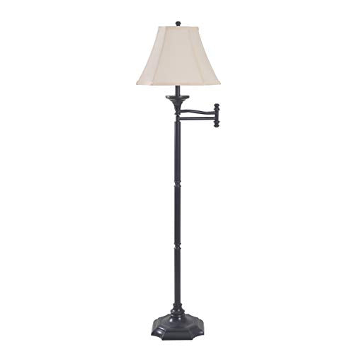 33051BBZ Wentworth Swing Arm Floor Lamp with Burnished Bronze Finish (Swing Arm Floor Lamp)