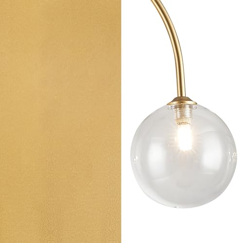 Modern Sputnik Chandelier with Glass Globe Ceiling Pendant Light