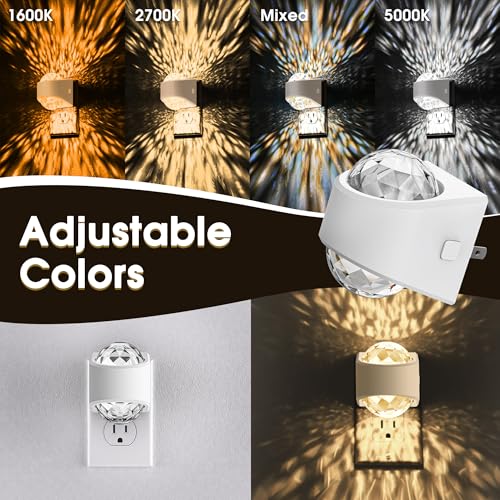 Night Light Plug into Wall (White)
