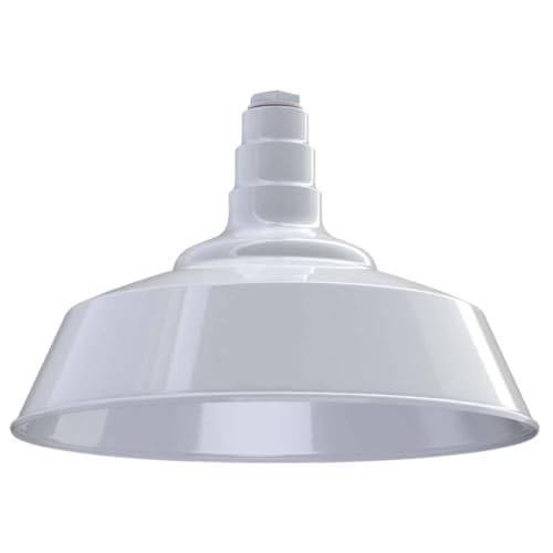 Industrial Pendant Light 20 Inch Extra Large Steel Warehouse Dome Fixture