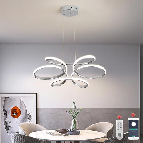 Modern Floral LED Chandelier