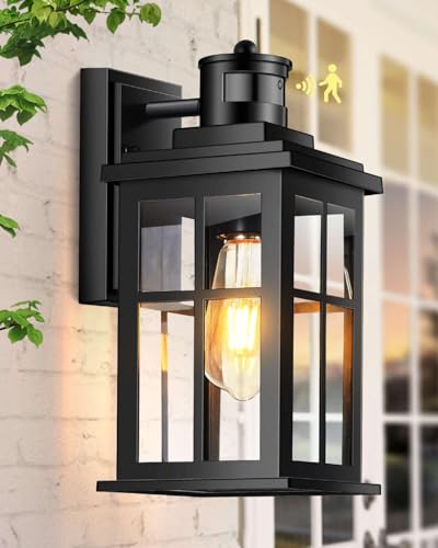 Motion Sensor Outdoor Light (Motion Sensor 1 Pack / Black)