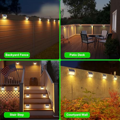 Solar Powered Lights Ideal for Step (Warm White)