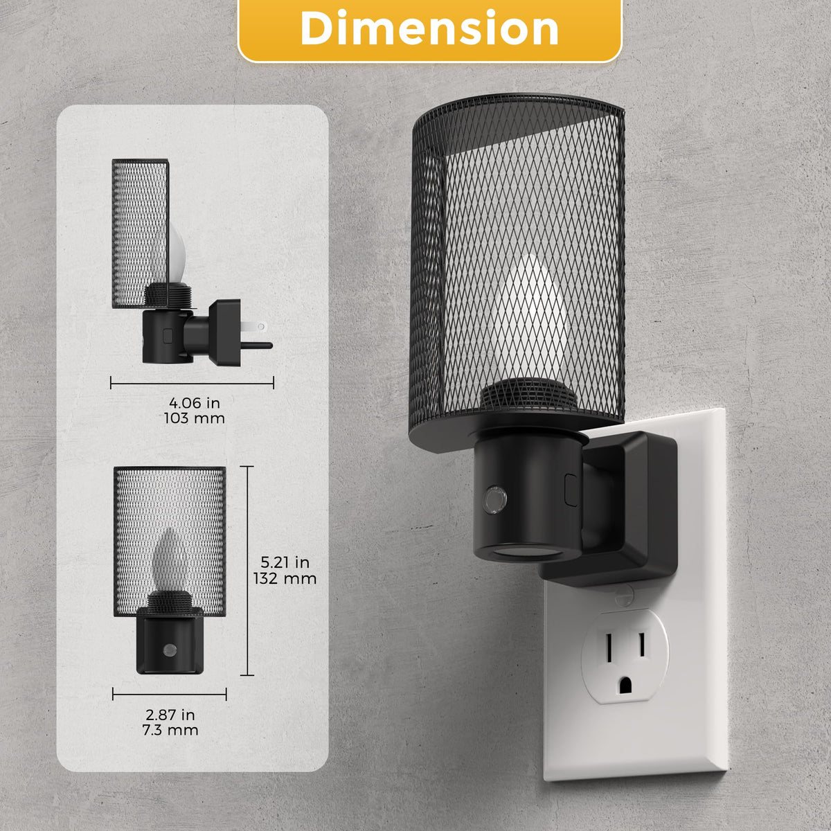 Night Light Night Lights Plug into Wall (Mesh / 1 Pack)