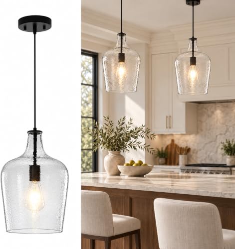 Large Glass Pendant Light Fixtures