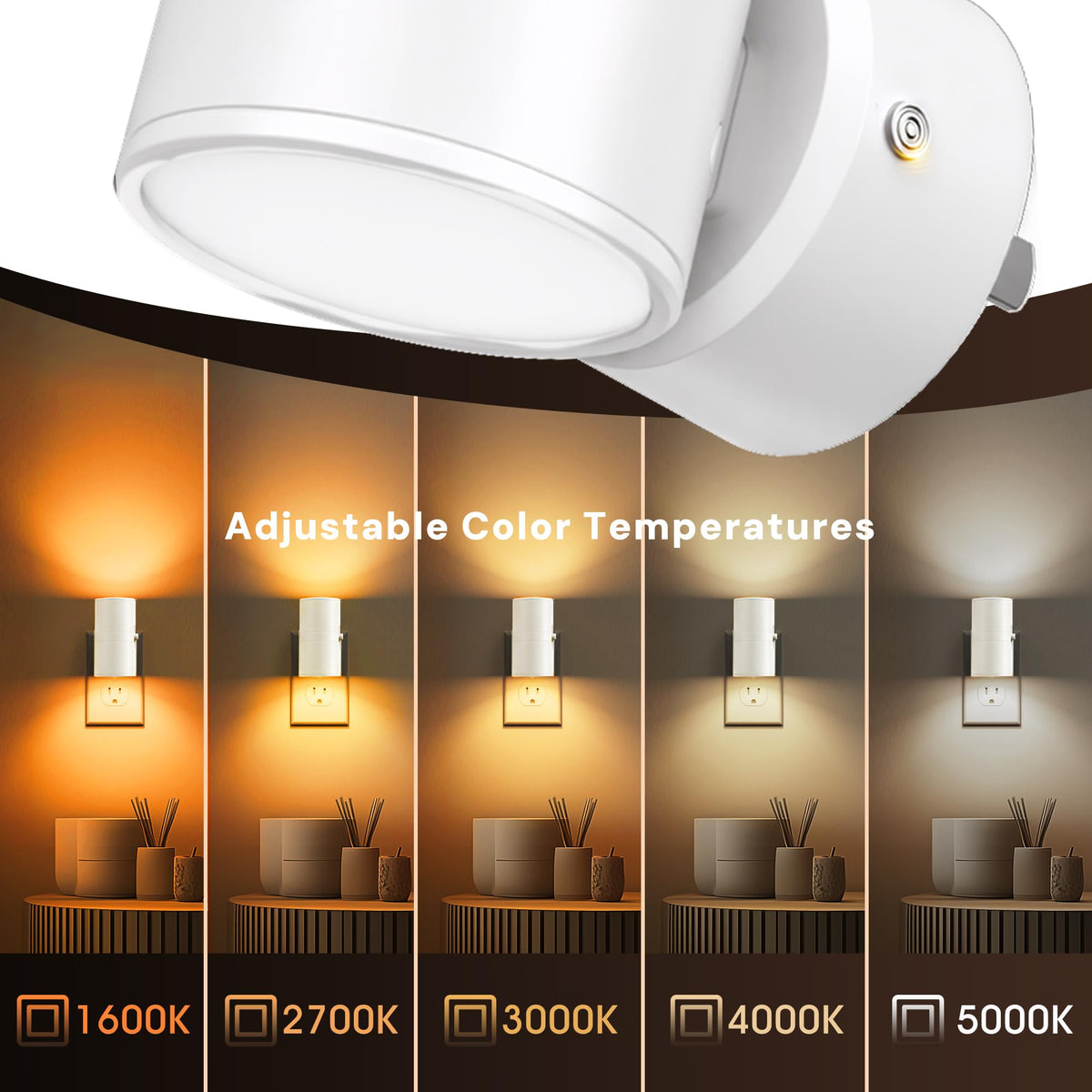 Night Light Night Lights Plug into Wall (5CCT)