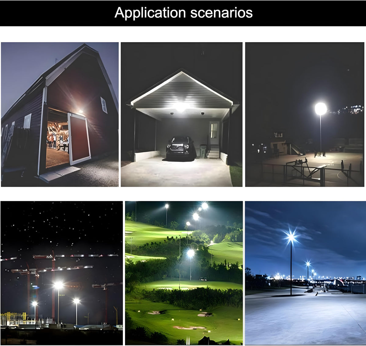 4Pack LED Flood Light Outdoor (100W-4Pack)