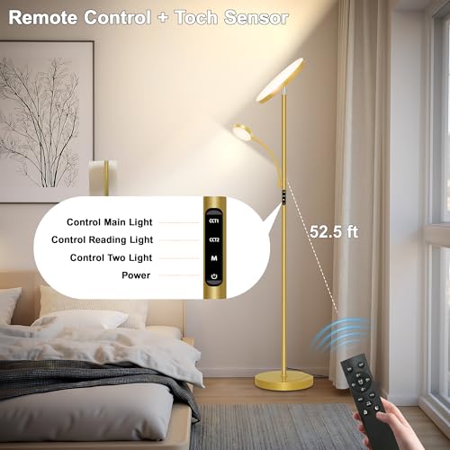 Floor Lamp 42W (Gold)