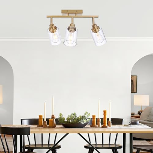 3 Light Gold Tracking Lights (Gold / 3-Light)