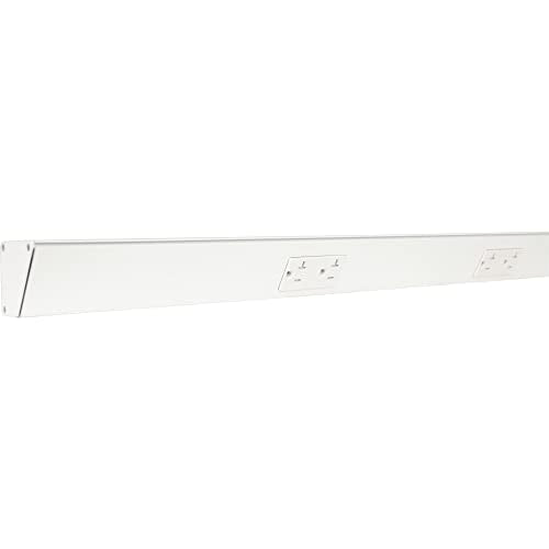 Task Lighting TR Series Angle Power Strip (48 Inch / White)