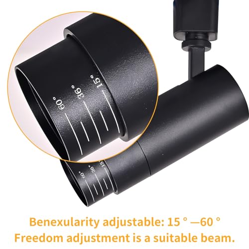 Track Lighting Heads 12W H (Black - 6 Pack)