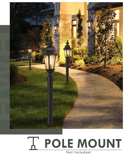 HWH Outdoor Post Lights Lamp Post Light Fixture
