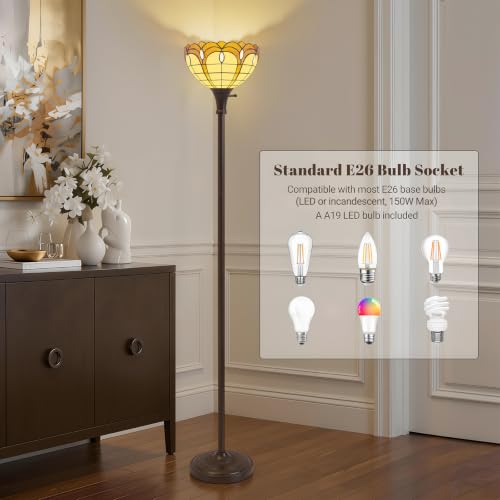 Tiffany Floor Lamp (Classic Scallop)