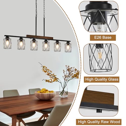 6 Light Dining Room Light Fixtures Over Table (6-Light)