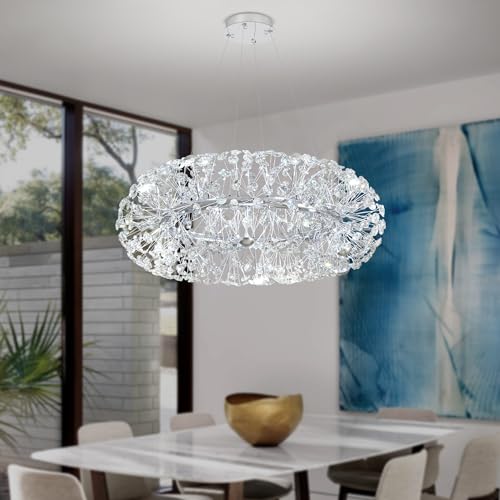 Modern Dandelion Firework Sputnik Chandelier Pendant Light for Living Room