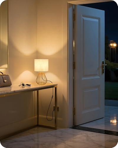 Gold Table Lamp (Beige + Gold)