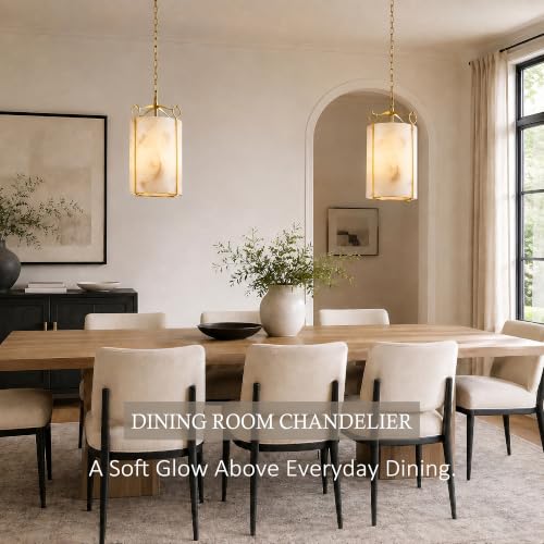 Small Alabaster Chandelier