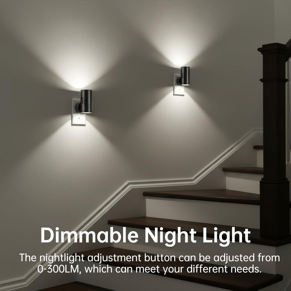 Night Lights Plug into Wall (2 Pack / 5000K Daylight)
