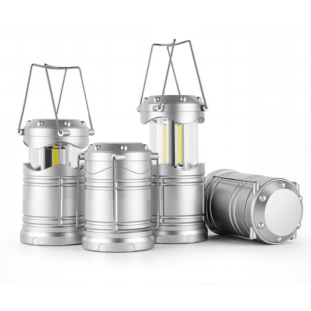 LED Camping Lantern (Silver)
