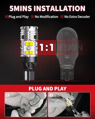 921 LED Bulb Reverse Lights (White / 921/912/T15)
