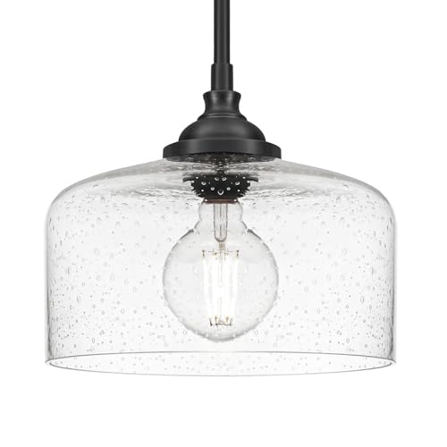 Vintag Pendant Light with Etched Crystal Glass