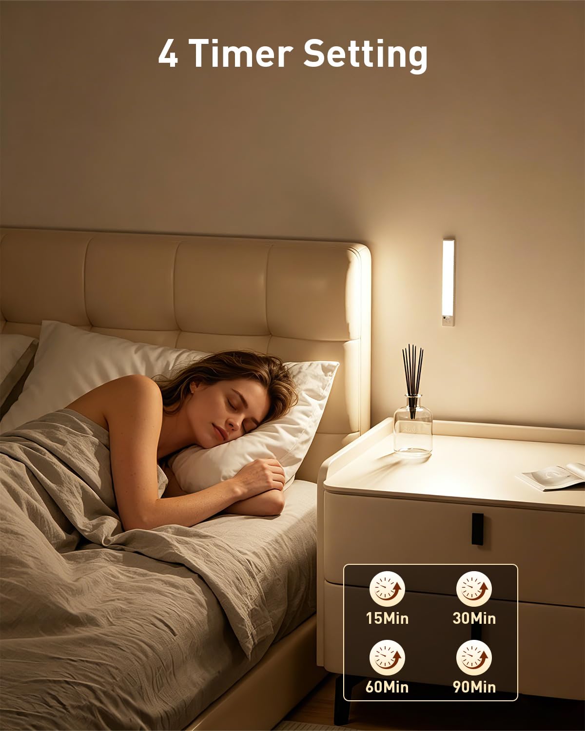LED Closet Light Rechargeable Under Cabinet Lighting (1 Pack)