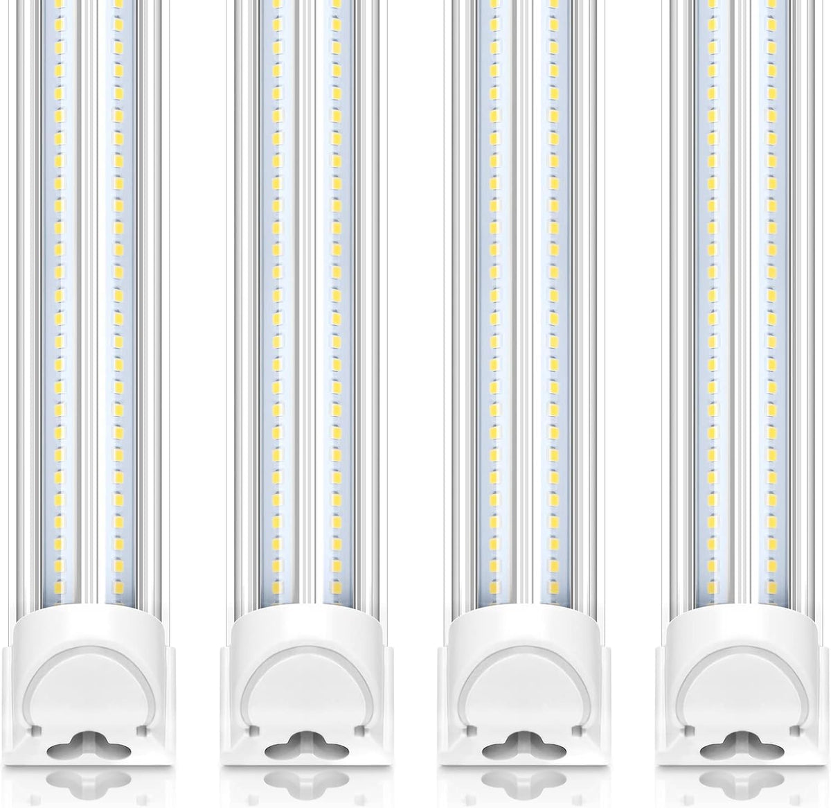 T8 LED Shop Lights 8FT (5000K / 8ft-4 Packs-100w)