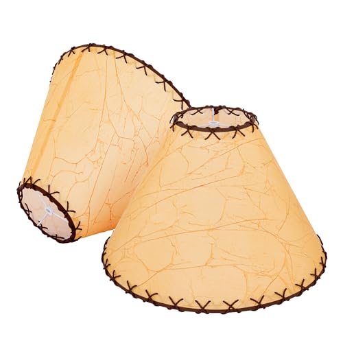 Set of 2 Parchment Lampshade (6"x 18"x 11.5")