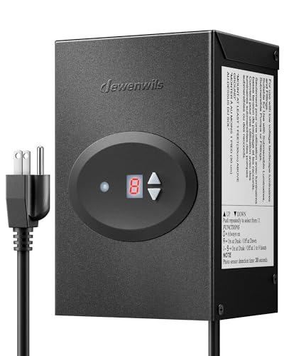 200W Low Voltage Landscape Transformer (Photocell Sensor Transformer)