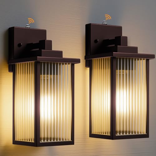 2 Pack 13" Bronze Dusk to Dawn Wall (Oil-Rubbed Bronze / 13''-2 Pack)